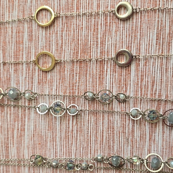 MONET KIM ROGERS & COLOR BRANDS OF WOMEN'S FASHION JEWELRY BUNDLE OF 5 NECKLACES - Picture 7 of 11